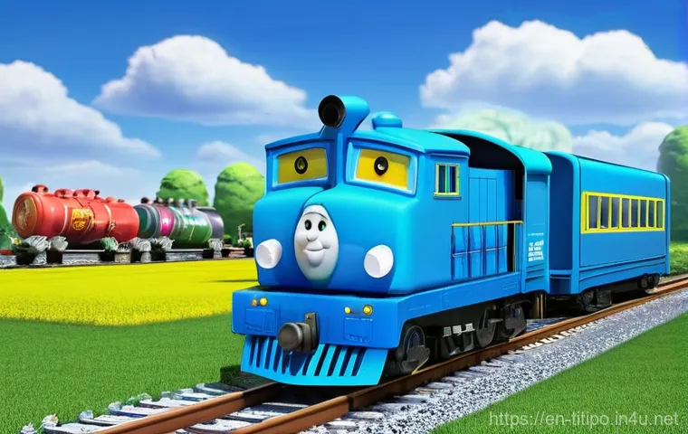 띠띠뽀 특별판 에피소드 - **Choo Choo Town's Inclusive Playground**
    **Prompt:** An inviting and brightly colored 3D cartoo...