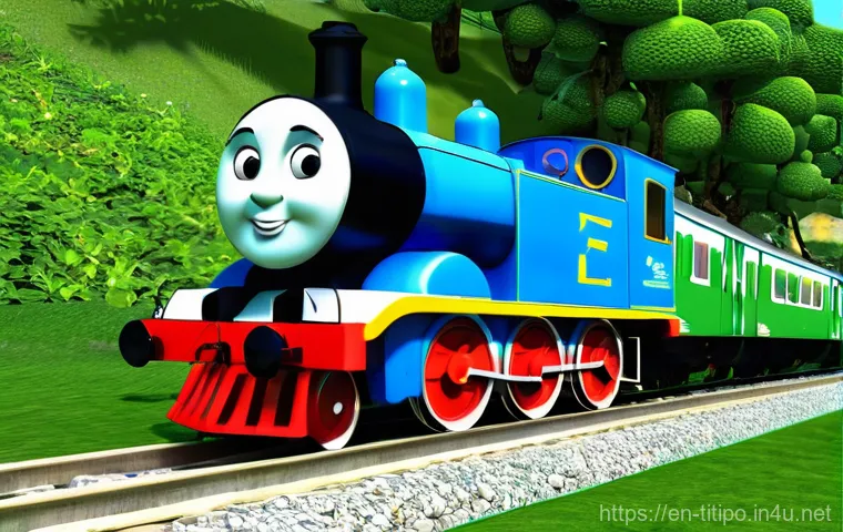 띠띠뽀 콘텐츠 트렌드 분석 - **Prompt:** A diverse group of four happy children, approximately 5-8 years old, laughing and playin...